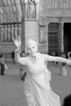 in front of Notre Dame